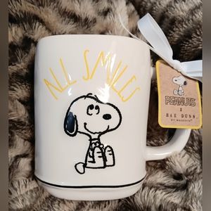 Rae Dunn "All Smiles" Snoopy Mug